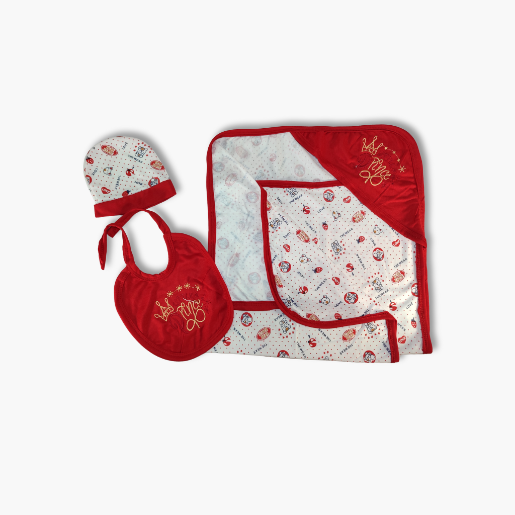 Newborn Starter Set - 5 Pieces (Red)