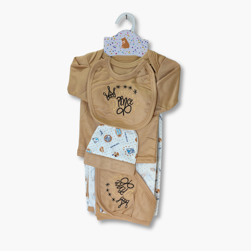 Newborn Starter Set - 5 Pieces (Beige)