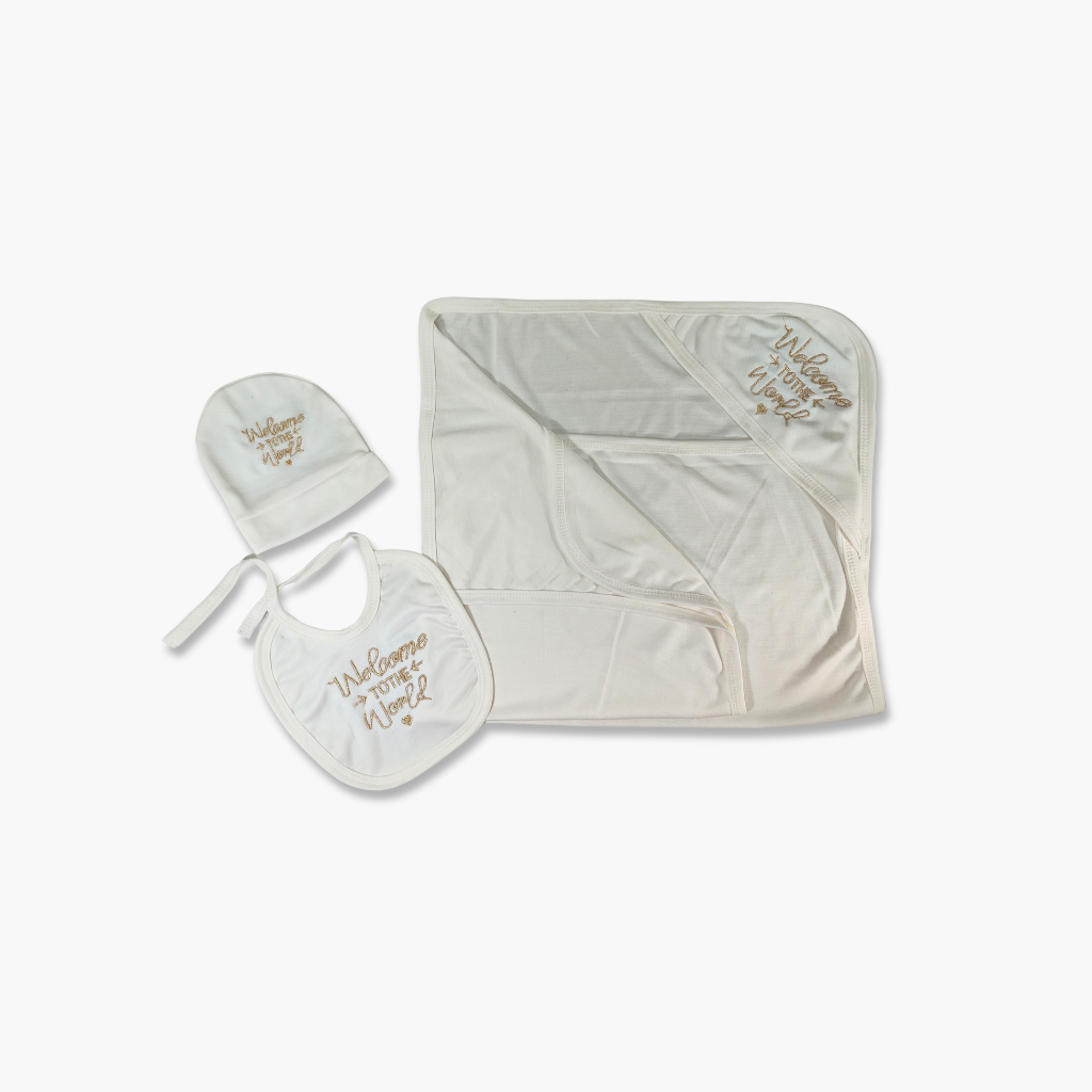 Newborn Starter Set - 5 Pieces (White)