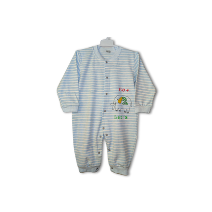 Elephant Romper Blue Imported