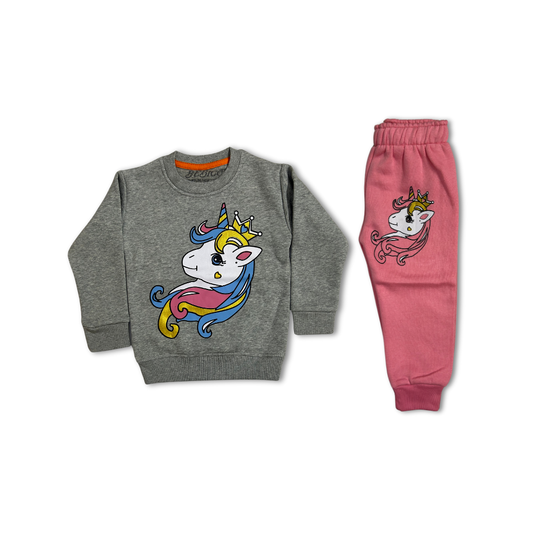 Unicorn Winters Fleece Sweatshirt and Trouser