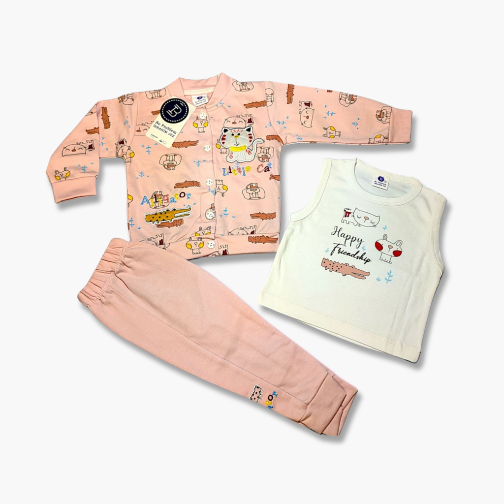 Kitty Comfort Set - 3 Pieces (Pink)