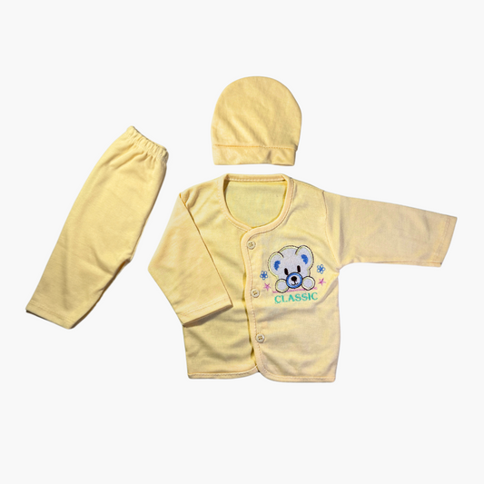 Newborn Yellow Set - Bear (3 Pieces)