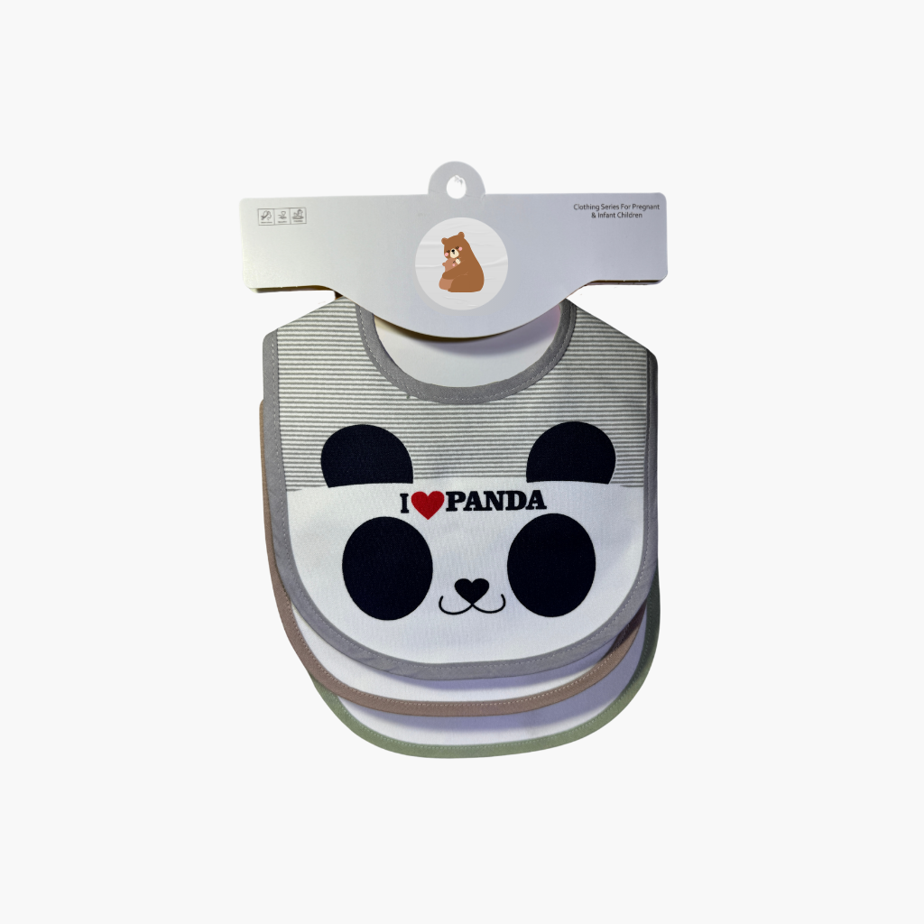 Panda - Bib Set (3 Pieces)